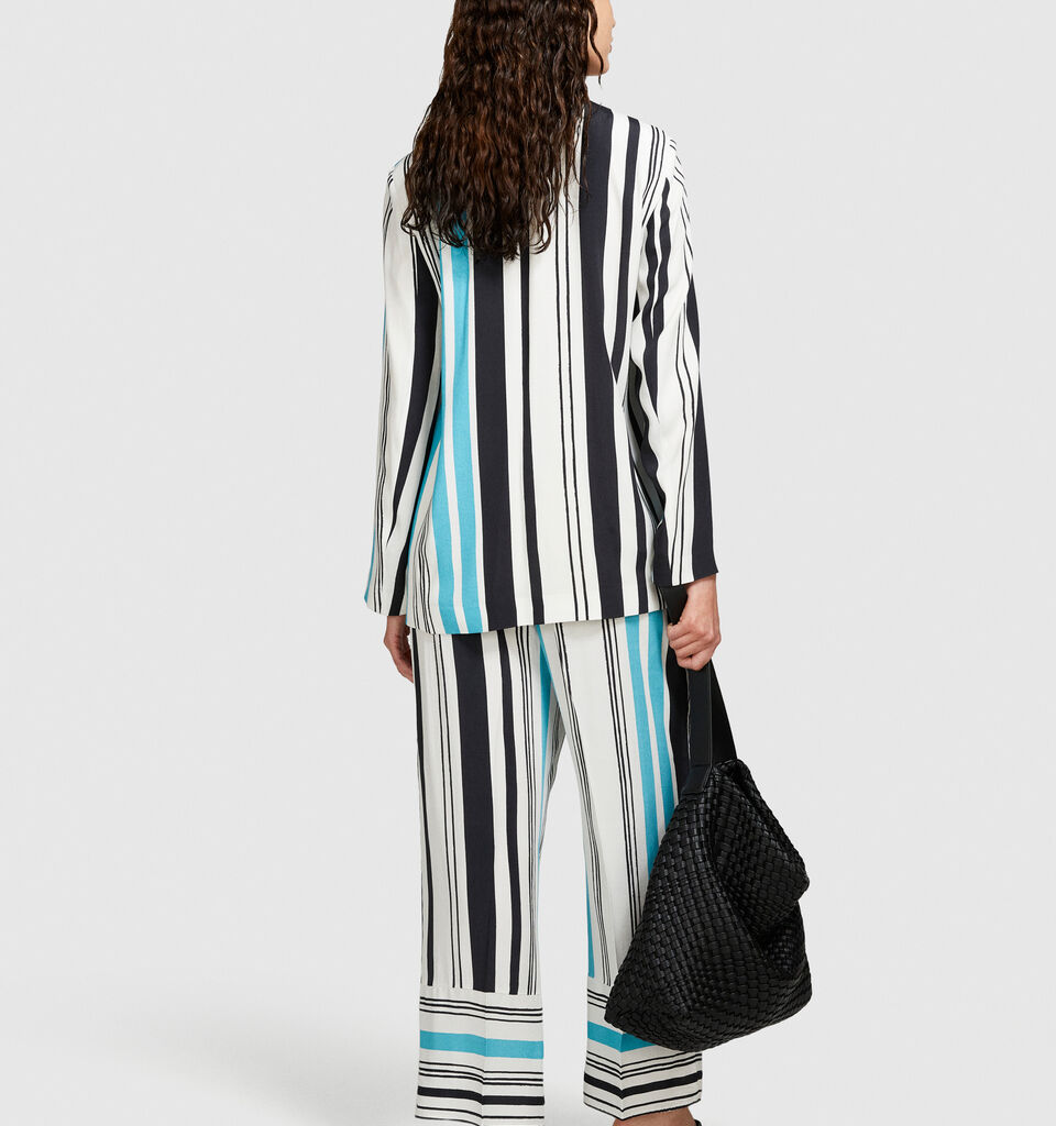 Printed blazer - women's blazers - Multi-color | Sisley image number 3